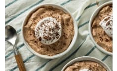 Keto Chocolate Mousse With Whipped Cream