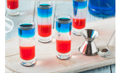 Red, White, and Blue Shot